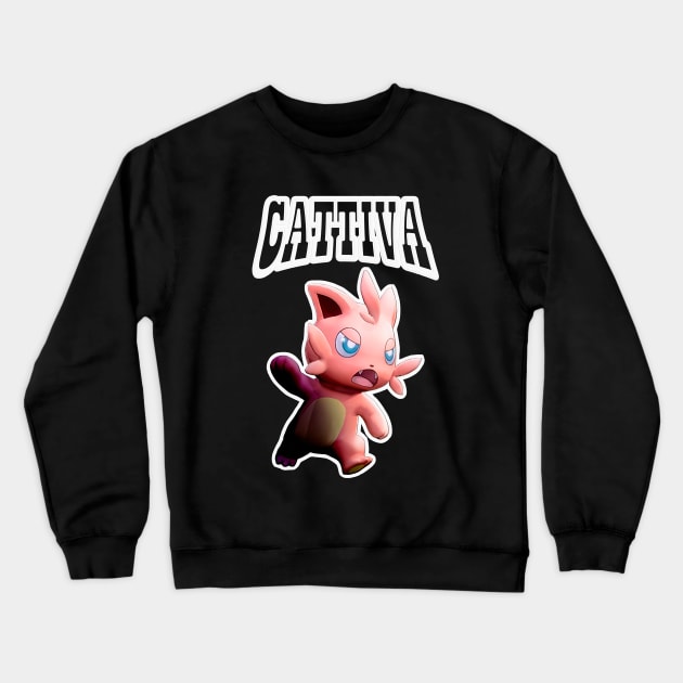 Cattiva Crewneck Sweatshirt by Vhitostore